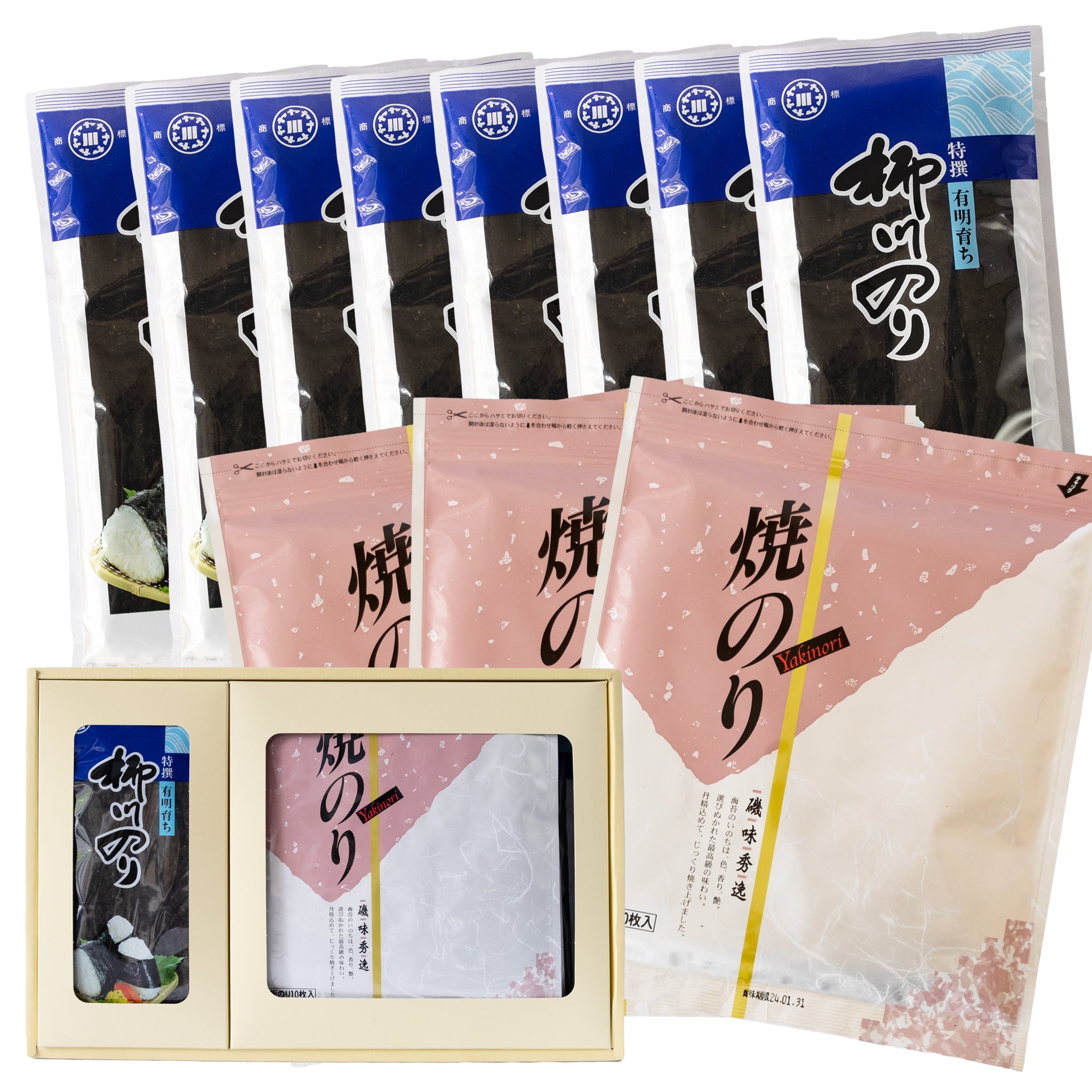 極 【特撰】味付海苔&焼のり詰合せ AY-2